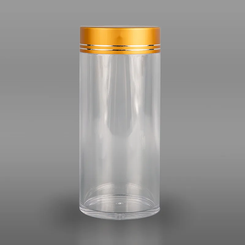 Botellas de suplementos de salud acrílico