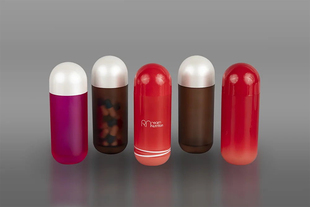 Highly Transparent Acrylic Pill Bottle