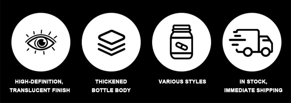 PET Gummy Vitamin Tablets Bottle