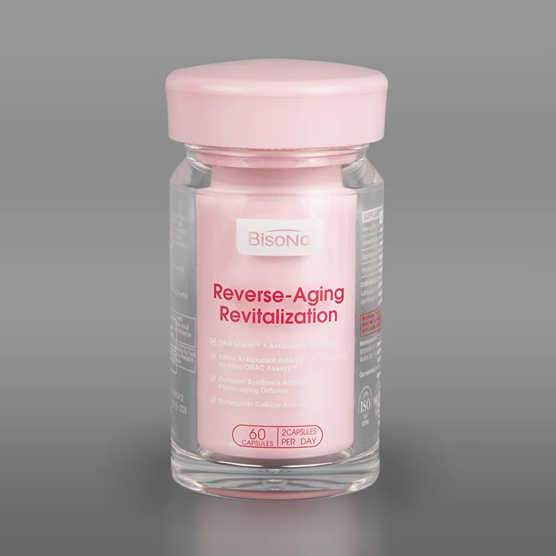 Botella cosmética PETG para cápsulas